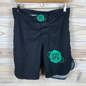 Topatx Grappling Shorts Mens 30 Black‎ Green MMA BJJ Athletic Training Combat